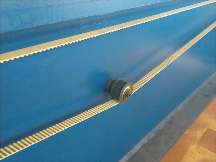 Sheet Metal Bending Machines High speed servo driven back gauge with timing belt