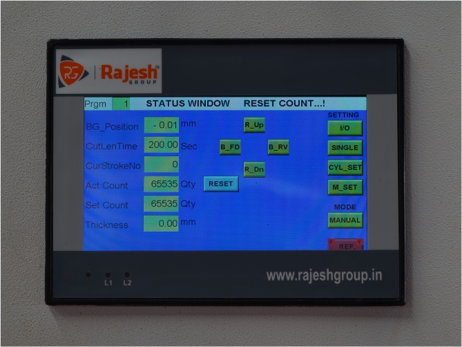 Sheet Metal Cutting Machine Digital touch display controller